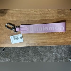 Lululemon Pink Peony Never Lost Keychain